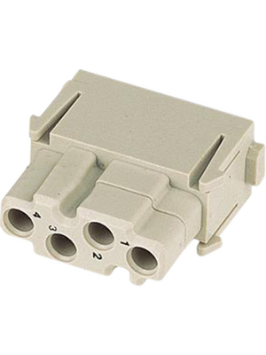 HARTING - 09140044512 - Connector, Female, Pole no.4, 09140044512, HARTING