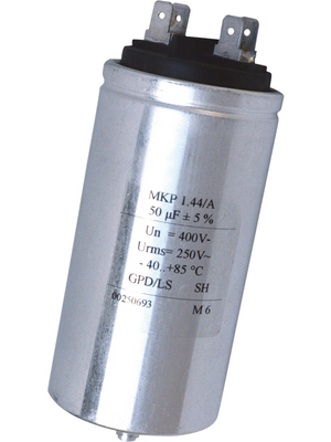 KEMET - C44AFGR6250ZA0J - AC power capacitor 250 uF 250 VAC, C44AFGR6250ZA0J, KEMET