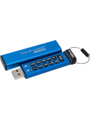 Kingston Shop - DT2000/32GB - USB Stick DataTraveler 2000 32 GB blue, DT2000/32GB, Kingston Shop