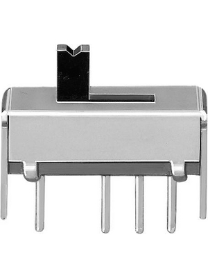 Knitter-Switch - MFP 213 P - Miniature slide switch on-on-on 12.6 x 6.8 x 8.0 mm 2P, MFP 213 P, Knitter-Switch