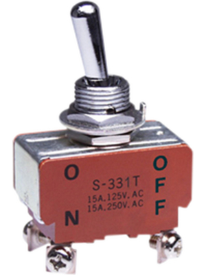 NKK - S331T - Toggle switch on-off 2P, S331T, NKK