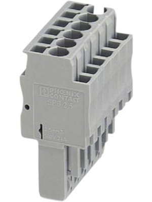 Phoenix Contact - SPB 2,5/ 1 - Plug N/A 20 x 5.2 x 39 mm grey ST, 3040106, SPB 2,5/ 1, Phoenix Contact