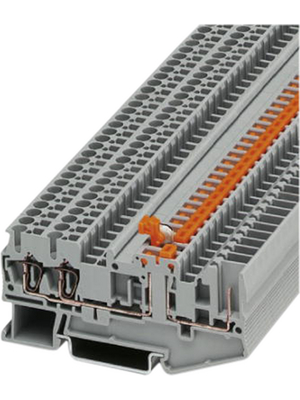 Phoenix Contact - ST 2,5-TWIN-MT/1P - Feed-through terminal block N/A grey, 0.08...2.5 mm2, 3040766, ST 2,5-TWIN-MT/1P, Phoenix Contact