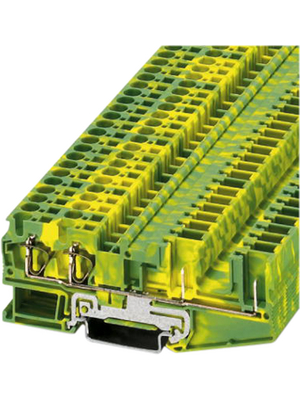 Phoenix Contact - ST 4-QUATTRO/2P-PE - Feed-through terminal block N/A green-yellow, 0.08...4.0 mm2, 3042858, ST 4-QUATTRO/2P-PE, Phoenix Contact