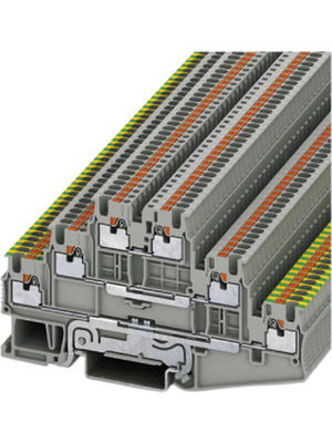 Phoenix Contact - PT 1,5/S-PE/L/L - Terminal block N/A grey, 0.14...1.5 mm2, 3213768, PT 1,5/S-PE/L/L, Phoenix Contact