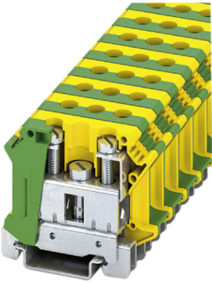 Phoenix Contact - UTI 35-PE - Installation ground terminal block N/A green-yellow, 0.75...35 mm2, 3074091, UTI 35-PE, Phoenix Contact