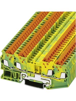 Phoenix Contact - QTC 1,5-QUATTRO-PE - Ground modular terminal block QTC N/A green / yellow, 0.25...1.5 mm2, 3205093, QTC 1,5-QUATTRO-PE, Phoenix Contact