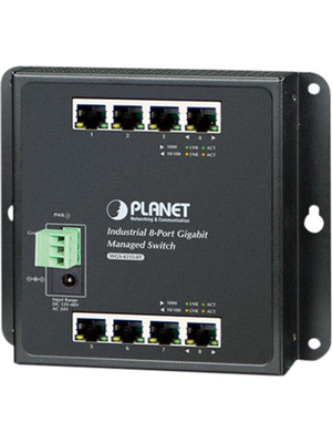 Planet - WGS-4215-8T - Industrial Ethernet Switch 8x 10/100/1000 RJ45, WGS-4215-8T, Planet