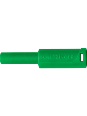 Schtzinger - SKU 30 / GN / -1 - Safety Coupler ? 4 mm green 1000 V, CAT II 69 mm, SKU 30 / GN / -1, Schtzinger