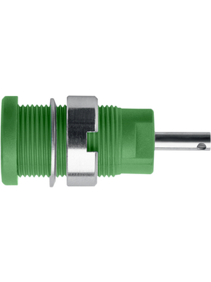 Schtzinger - SEB 6525 NI / GN - Safety Socket ? 4 mm green CAT III N/A, SEB 6525 NI / GN, Schtzinger