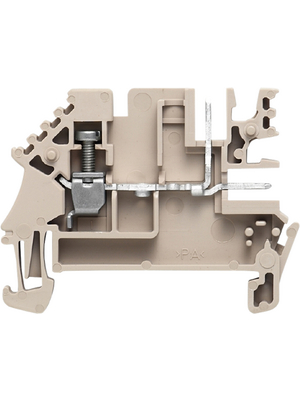 Weidmller - WDU 1.5/BLZ 5.08 - 1577340000 - Terminal block W-Series N/A Dark Beige, 0.5...4 mm2, WDU 1.5/BLZ 5.08 - 1577340000, Weidmller