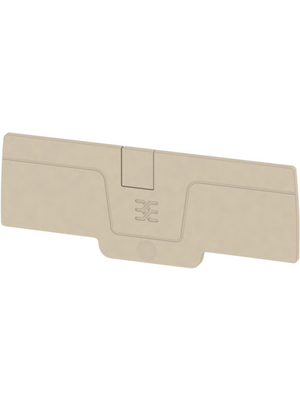 Weidmller - AEP 4C 4 - 2051900000 - End plate N/A 86 x 2.1 x 32 mm beige A, AEP 4C 4 - 2051900000, Weidmller