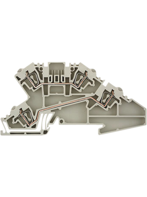 Weidmller - ZDL 2.5/L/L - 1720830000 - Terminal block Z Series N/A Dark Beige, 0.5...4 mm2, ZDL 2.5/L/L - 1720830000, Weidmller