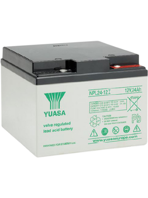 Yuasa - NPL24-12I - Lead-acid battery 12 V 24 Ah, NPL24-12I, Yuasa