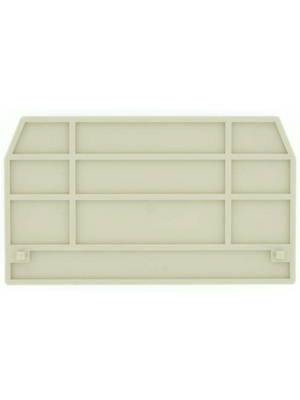 Weidmller - ZAP/TW ZDU10 - Partition plate N/A 42.8 x 2.7 x 74 mm beige Z Series, 1748660000, ZAP/TW ZDU10, Weidmller