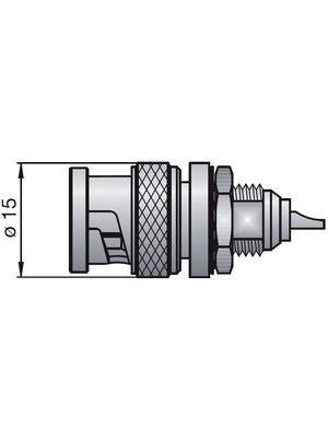 Rosenberger - 51S501-200N5 - Male BNC connector BNC 50 Ohm, 51S501-200N5, Rosenberger