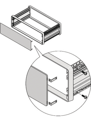 Pentair Schroff - 24575-255 - Panel 4 HE 63 TE, 24575-255, Pentair Schroff