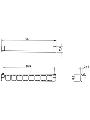 Pentair Schroff - 69004-046 - Mounting Frame, 69004-046, Pentair Schroff