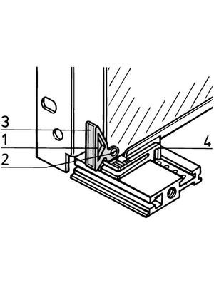 Pentair Schroff - 60817-067 - PCB handle, 60817-067, Pentair Schroff