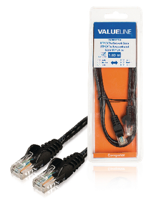 Valueline - VLCB85100B10 - Patch cable CAT5e UTP 1 m, VLCB85100B10, Valueline