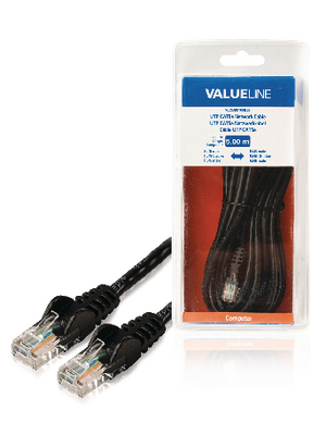 Valueline - VLCB85100B50 - Patch cable CAT5e UTP 5 m, VLCB85100B50, Valueline