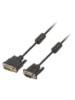 Valueline - VLCP32100B100 - Monitor cable 10.0 m black, VLCP32100B100, Valueline