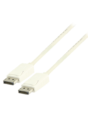 Valueline - VLMP37000W2.00 - Monitor cable 2.00 m white, VLMP37000W2.00, Valueline