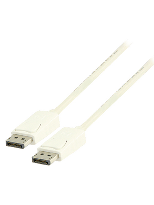 Valueline - VLMP37000W3.00 - Monitor cable 3.00 m white, VLMP37000W3.00, Valueline