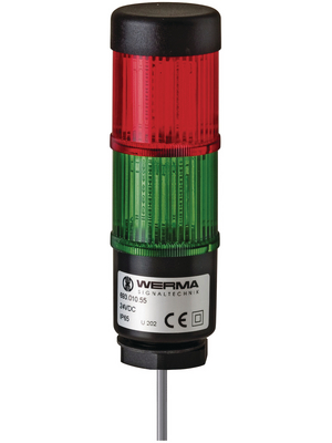 Werma - 693 010 55 - Signalling column Kompakt 36, red / green, 24 VDC, 693 010 55, Werma