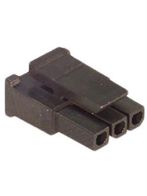 Molex - 43645-0300 - Female contact housing single row Pitch3 mm Poles 1 x 3 Micro-Fit, 43645-0300, Molex