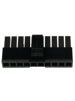 Molex - 43645-1000 - Female contact housing single row Pitch3 mm Poles 1 x 10 Micro-Fit, 43645-1000, Molex