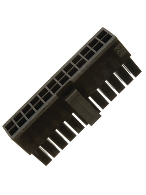 Molex - 43025-2400 - Female contact housing dual row Pitch3 mm Poles 2 x 12 Micro-Fit, 43025-2400, Molex