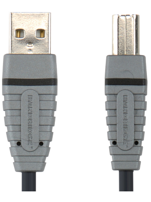 Bandridge - BCL4101 - USB 2.0 cable 1.00 m black, BCL4101, Bandridge