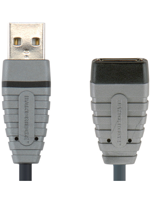 Bandridge - BCL4302 - USB 2.0 extension cable 2.00 m black, BCL4302, Bandridge