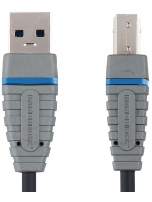 Bandridge - BCL5101 - USB 3.0 cable 1.00 m blue, BCL5101, Bandridge