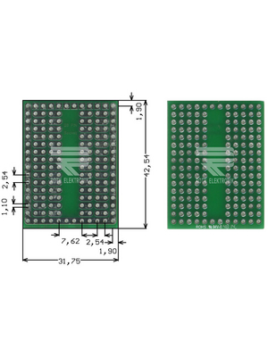 Roth Elektronik - RE944-S1 - Prototyping board FR4 epoxy fibre-glass + HAL, RE944-S1, Roth Elektronik