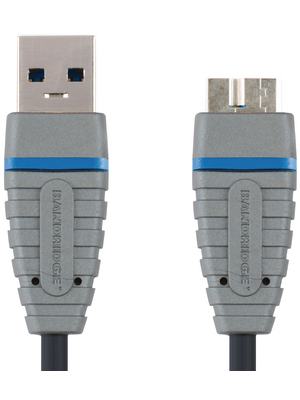 Bandridge - BCL5902 - Micro USB 3.0 cable 2.00 m blue, BCL5902, Bandridge