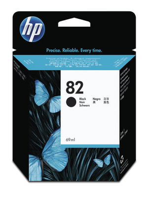 Hewlett Packard (DAT) - CH565A - Ink 82 black, CH565A, Hewlett Packard (DAT)