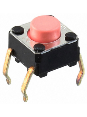 Omron Electronic Components - B3F-1025 - PCB Switch 24 VDC 50 mA Through Hole THT pink, B3F-1025, Omron Electronic Components