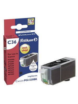 Pelikan - 4103239 - Ink cartridge PGI-520BK black, 4103239, Pelikan