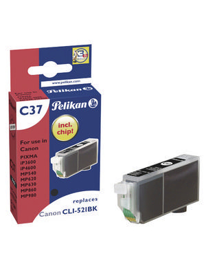 Pelikan - 4103246 - Ink cartridge CLI-521BK black, 4103246, Pelikan