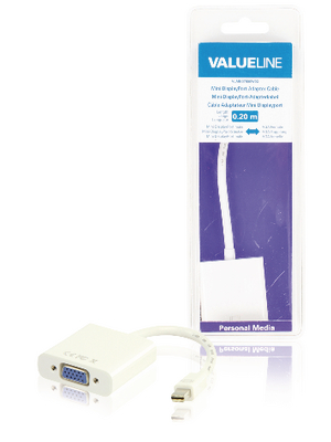 Valueline - VLMB37850W02 - Monitor cable 0.2 m, VLMB37850W02, Valueline