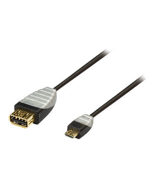 Bandridge - BBM60515B02 - USB 2.0 Cable 0.20 m black, BBM60515B02, Bandridge