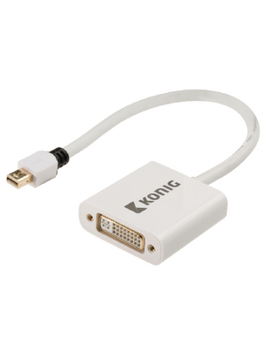 Koenig - KNM37750W02 - Monitor cable 0.20 m white, KNM37750W02, K?nig