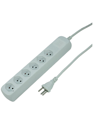 Steffen - 20 600216 - Outlet strip, 6xJ (T13), 1.4 m, Type 12, 20 600216, Steffen