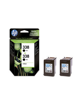 Hewlett Packard (DAT) - CB331EE - Ink twinpack 338 black, CB331EE, Hewlett Packard (DAT)