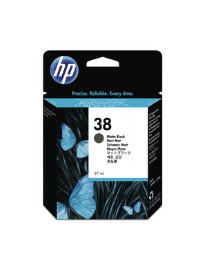 Hewlett Packard (DAT) - C9412A - Ink 38 black matt, C9412A, Hewlett Packard (DAT)