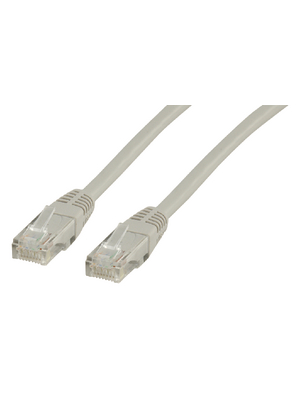 Valueline - UTP-6003/0.5 - Patch cable CAT6 UTP 0.50 m grey, UTP-6003/0.5, Valueline