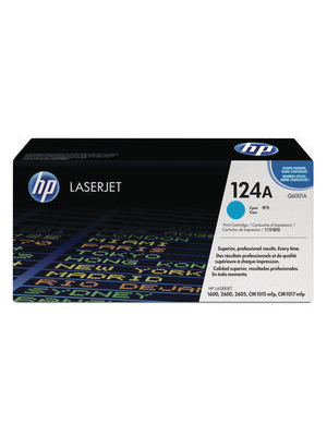 Hewlett Packard (DAT) - Q6001A - Toner 124A Cyan, Q6001A, Hewlett Packard (DAT)