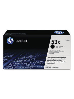 Hewlett Packard (DAT) - Q7553X - High Capacity Toner 53X black, Q7553X, Hewlett Packard (DAT)